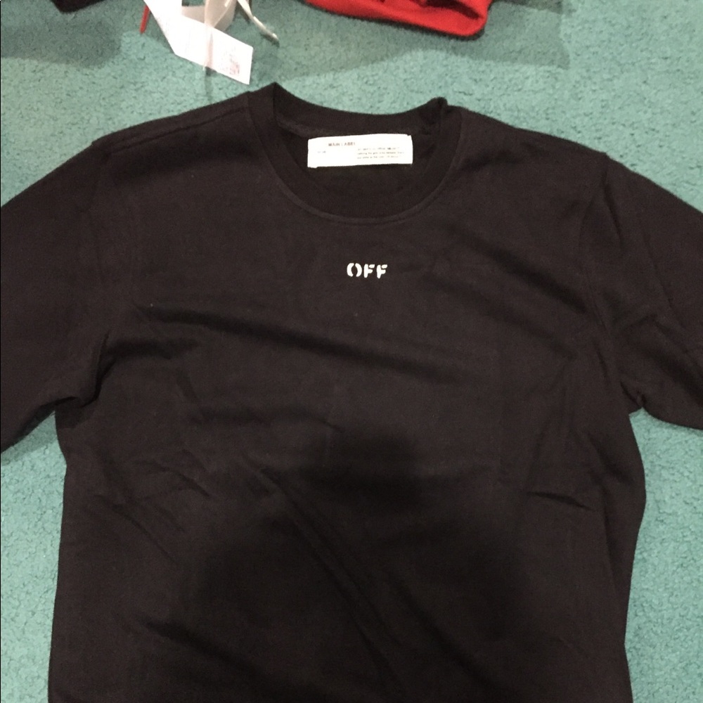 Off White Authentic Photocopy Black Sweatshirt